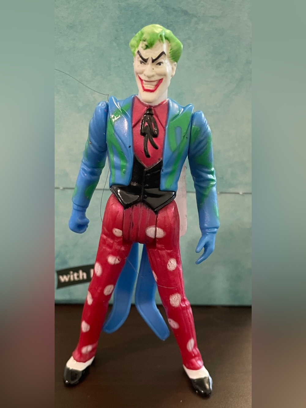 Vintage 1999 The World  Of Batman Plasma Glow Joker Action  Figure. DC Comics
